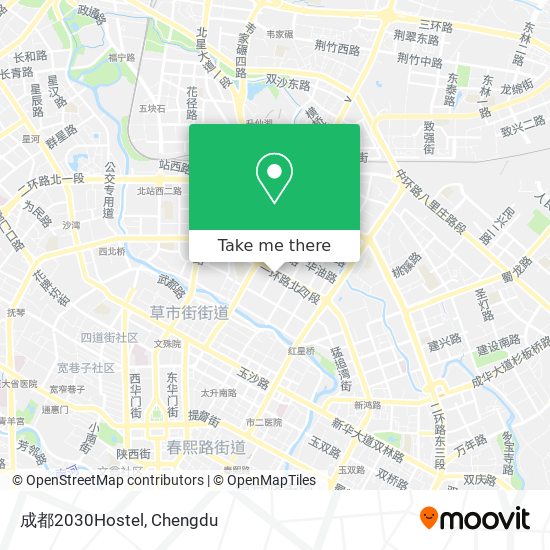 成都2030Hostel map