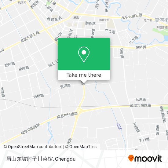 眉山东坡肘子川菜馆 map