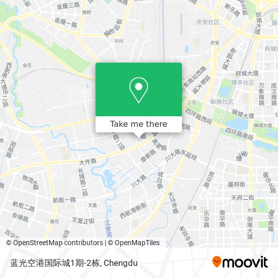 蓝光空港国际城1期-2栋 map