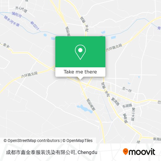 成都市鑫金泰服装洗染有限公司 map