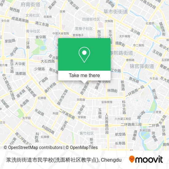浆洗街街道市民学校(洗面桥社区教学点) map