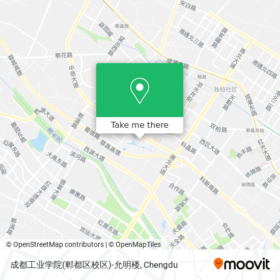 成都工业学院(郫都区校区)-允明楼 map