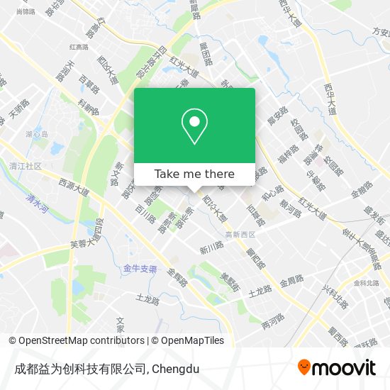 成都益为创科技有限公司 map