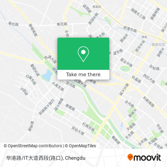 华港路/IT大道西段(路口) map