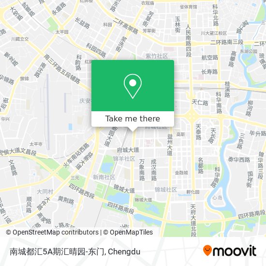 南城都汇5A期汇晴园-东门 map
