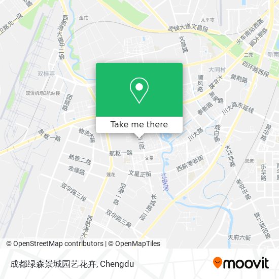 成都绿森景城园艺花卉 map