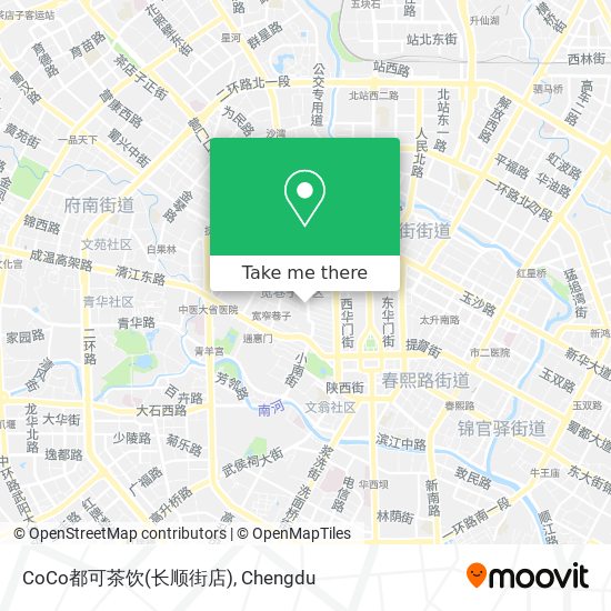 CoCo都可茶饮(长顺街店) map