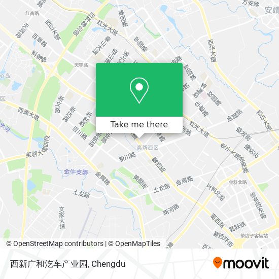 西新广和汔车产业园 map