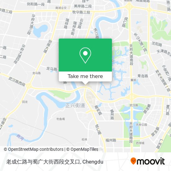 老成仁路与蜀广大街西段交叉口 map