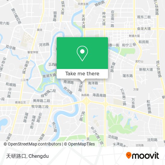 天研路口 map