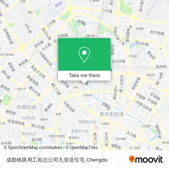 成都铁路局工程总公司九里堤住宅 map