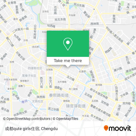 成都qute girls住宿 map