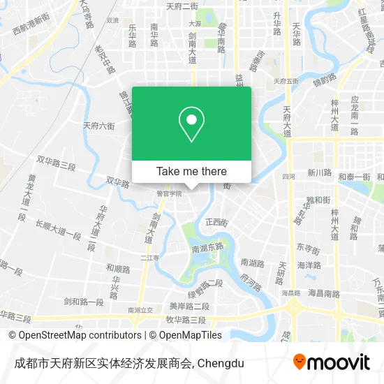 成都市天府新区实体经济发展商会 map