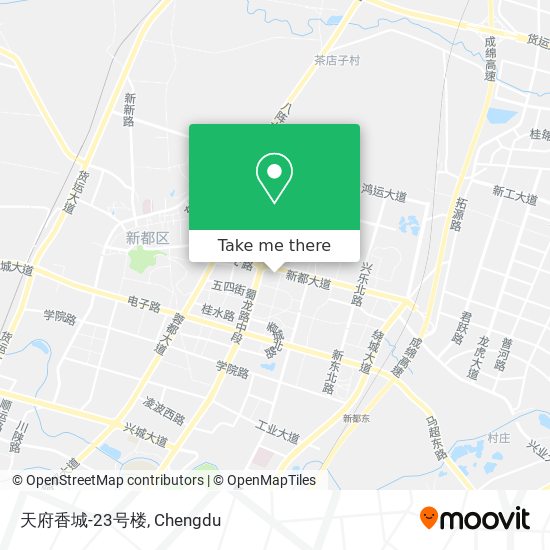 天府香城-23号楼 map