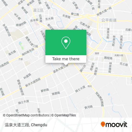 温泉大道三段 map
