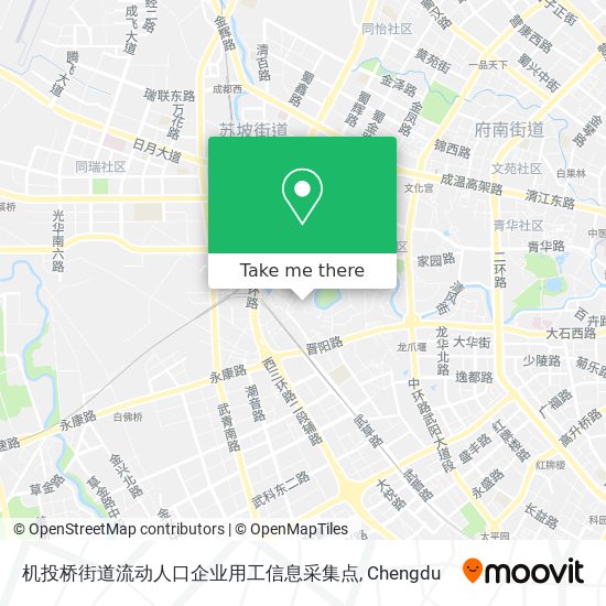 机投桥街道流动人口企业用工信息采集点 map