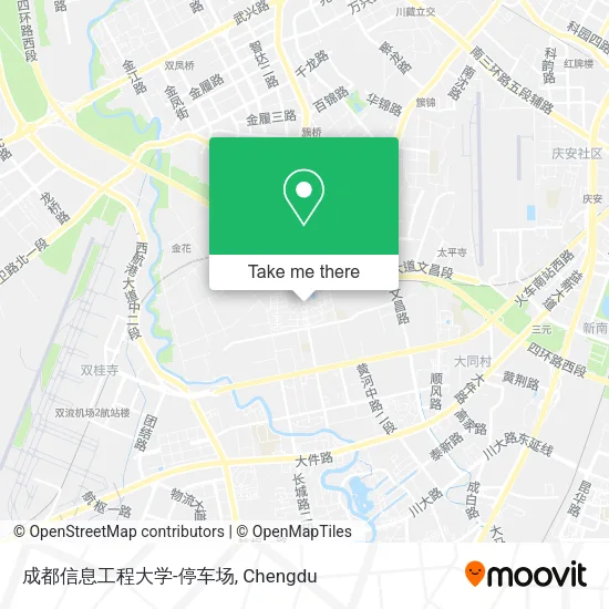 成都信息工程大学-停车场 map