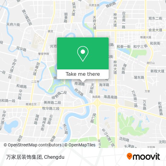 万家居装饰集团 map