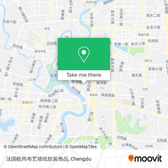 法国欧尚布艺墙纸软装饰品 map