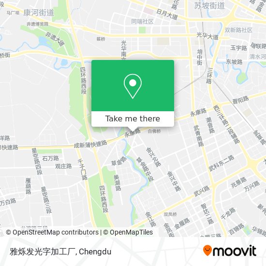 雅烁发光字加工厂 map