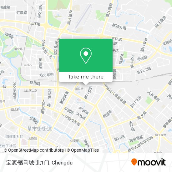 宝源·驷马城-北1门 map