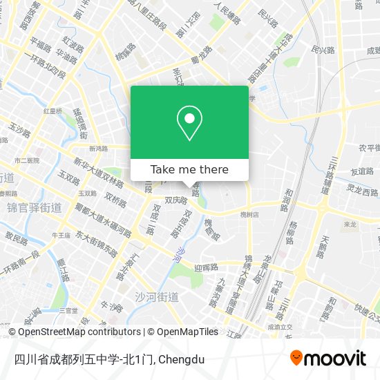 四川省成都列五中学-北1门 map