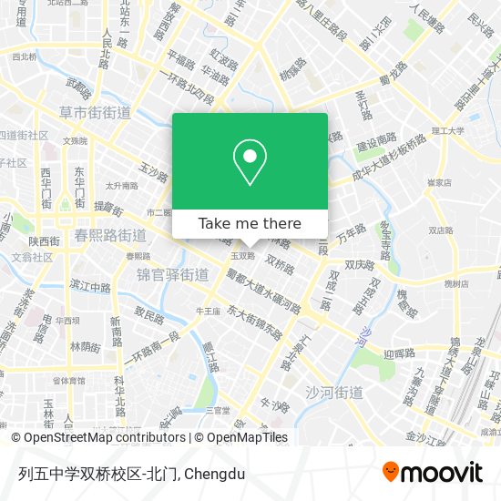 列五中学双桥校区-北门 map