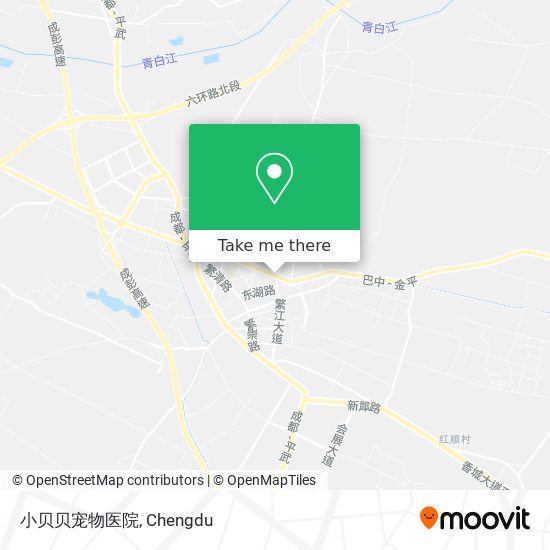 小贝贝宠物医院 map