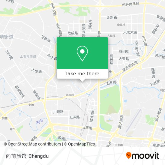 向前旅馆 map