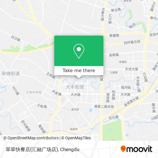 翠翠快餐店(汇融广场店) map