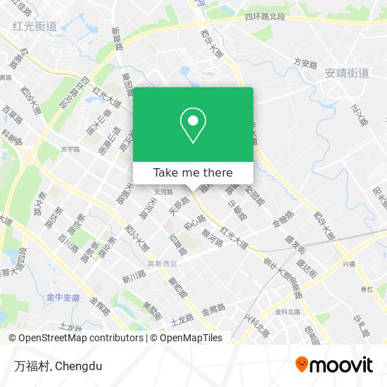 万福村 map