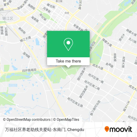 万福社区养老助残关爱站-东南门 map