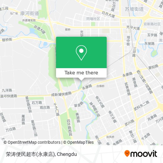 荣涛便民超市(永康店) map