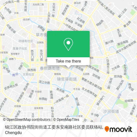 锦江区政协书院街街道工委东安南路社区委员联络站 map