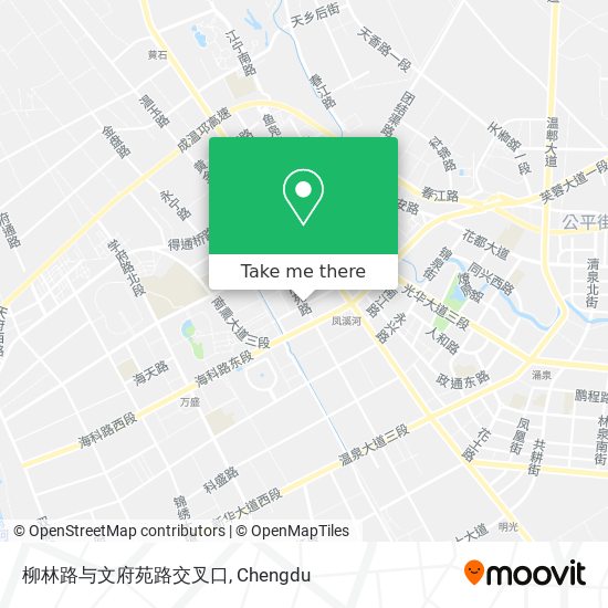 柳林路与文府苑路交叉口 map