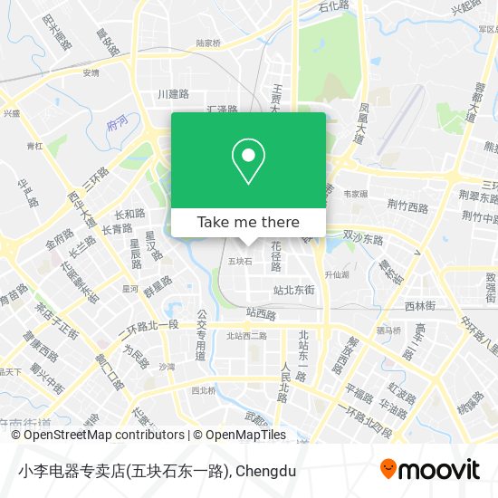 小李电器专卖店(五块石东一路) map
