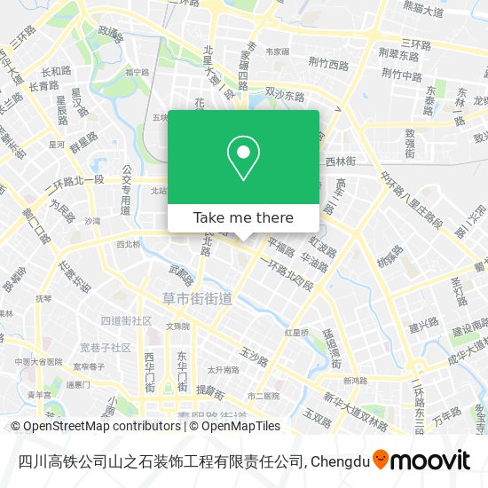 四川高铁公司山之石装饰工程有限责任公司 map