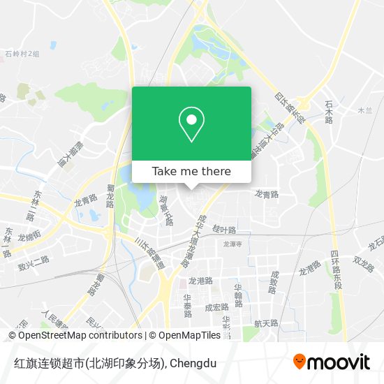 红旗连锁超市(北湖印象分场) map