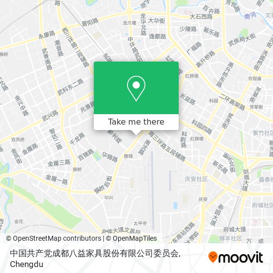 中国共产党成都八益家具股份有限公司委员会 map