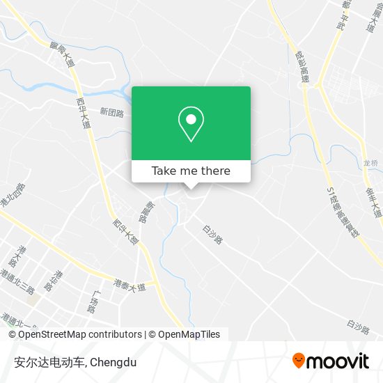 安尔达电动车 map