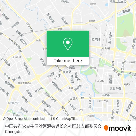 中国共产党金牛区沙河源街道长久社区总支部委员会 map