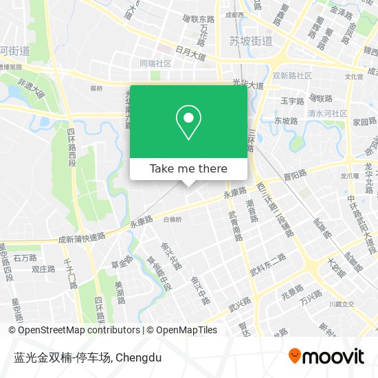 蓝光金双楠-停车场 map