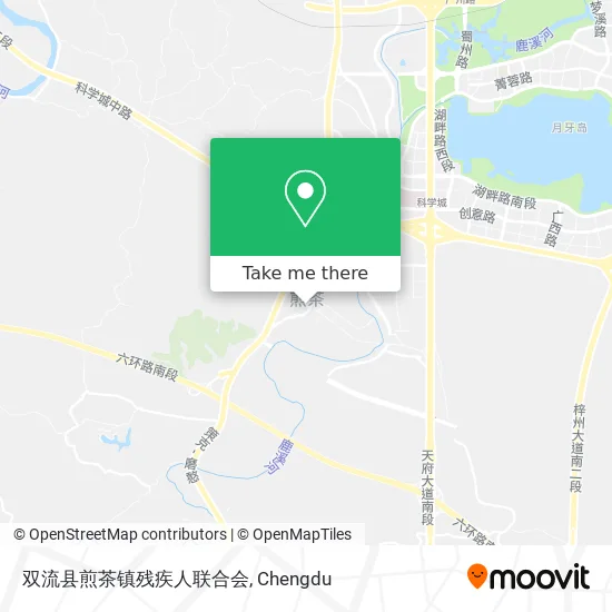 双流县煎茶镇残疾人联合会 map