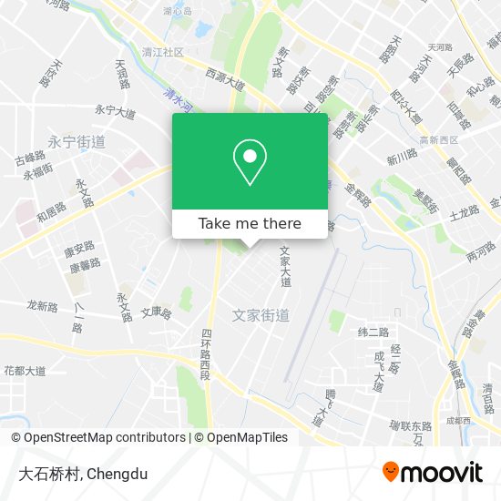 大石桥村 map