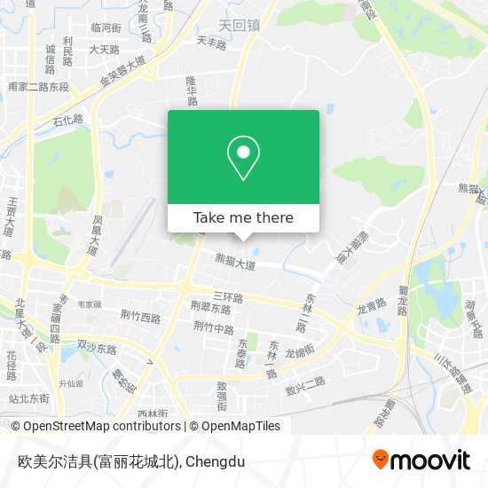 欧美尔洁具(富丽花城北) map