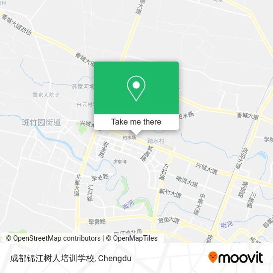 成都锦江树人培训学校 map