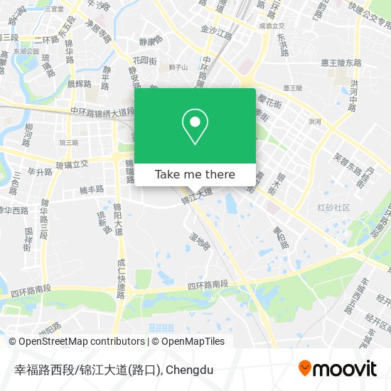 幸福路西段/锦江大道(路口) map