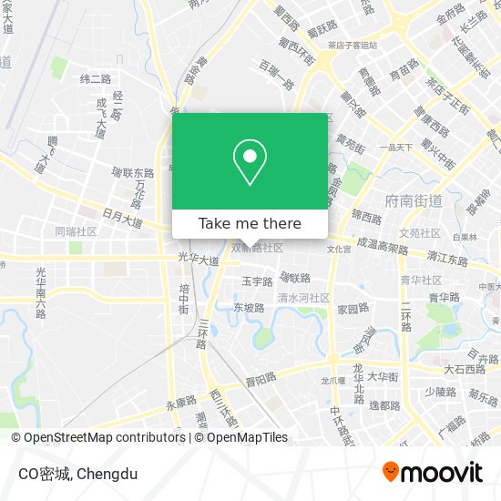 CO密城 map