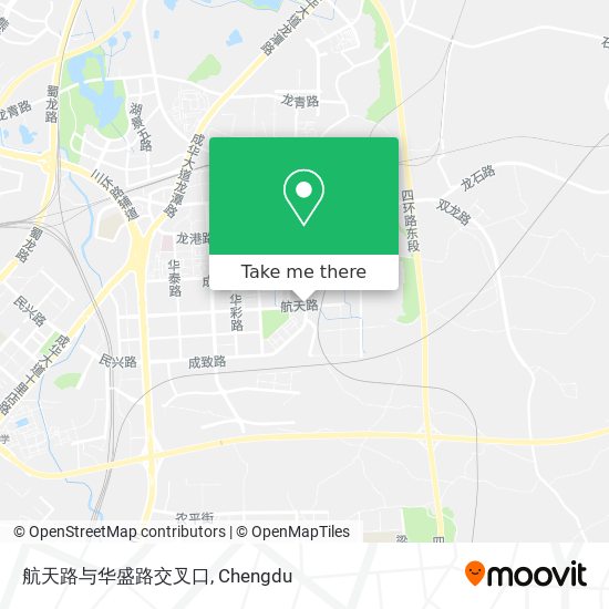 航天路与华盛路交叉口 map