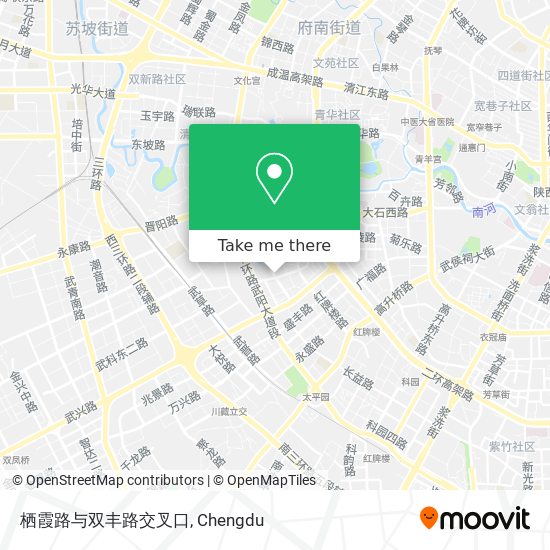 栖霞路与双丰路交叉口 map
